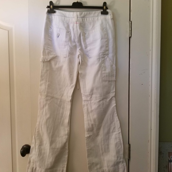 Free People White Carpenter Pants size 4 - Picture 5 of 5